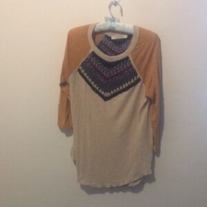 We The Free Raglan Top Size S